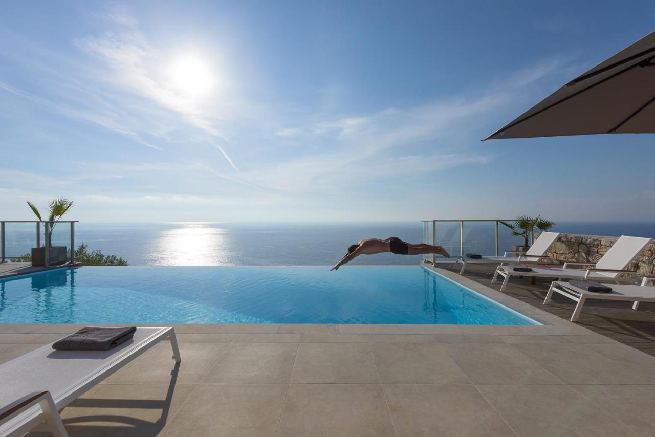 Kathisma Bay Villas - Luxury Villas- Villa Oceanos Kalamítsi Exterior foto