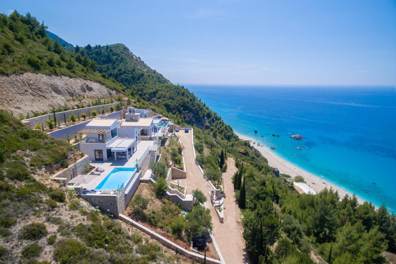 Kathisma Bay Villas - Luxury Villas- Villa Oceanos Kalamítsi Exterior foto